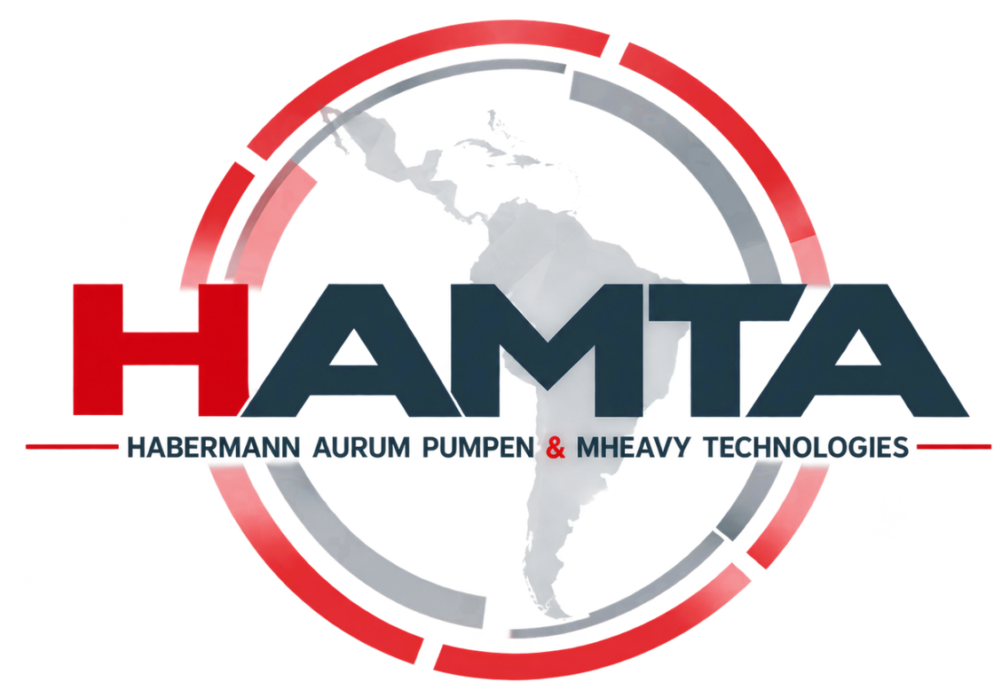 Logotipo oficial HAMTA: Habermann Aurum Pumpen & MHeavy Technologies